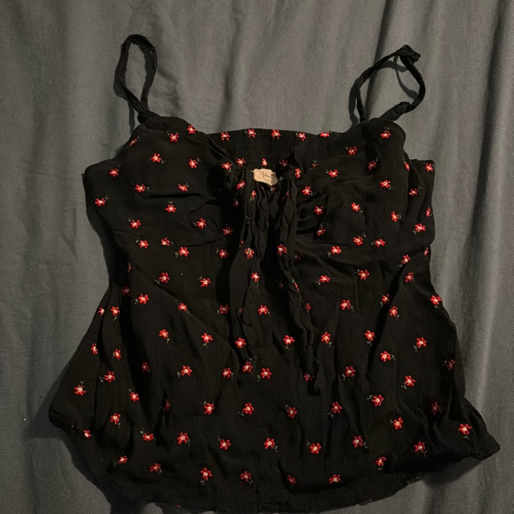 Red Flower Top